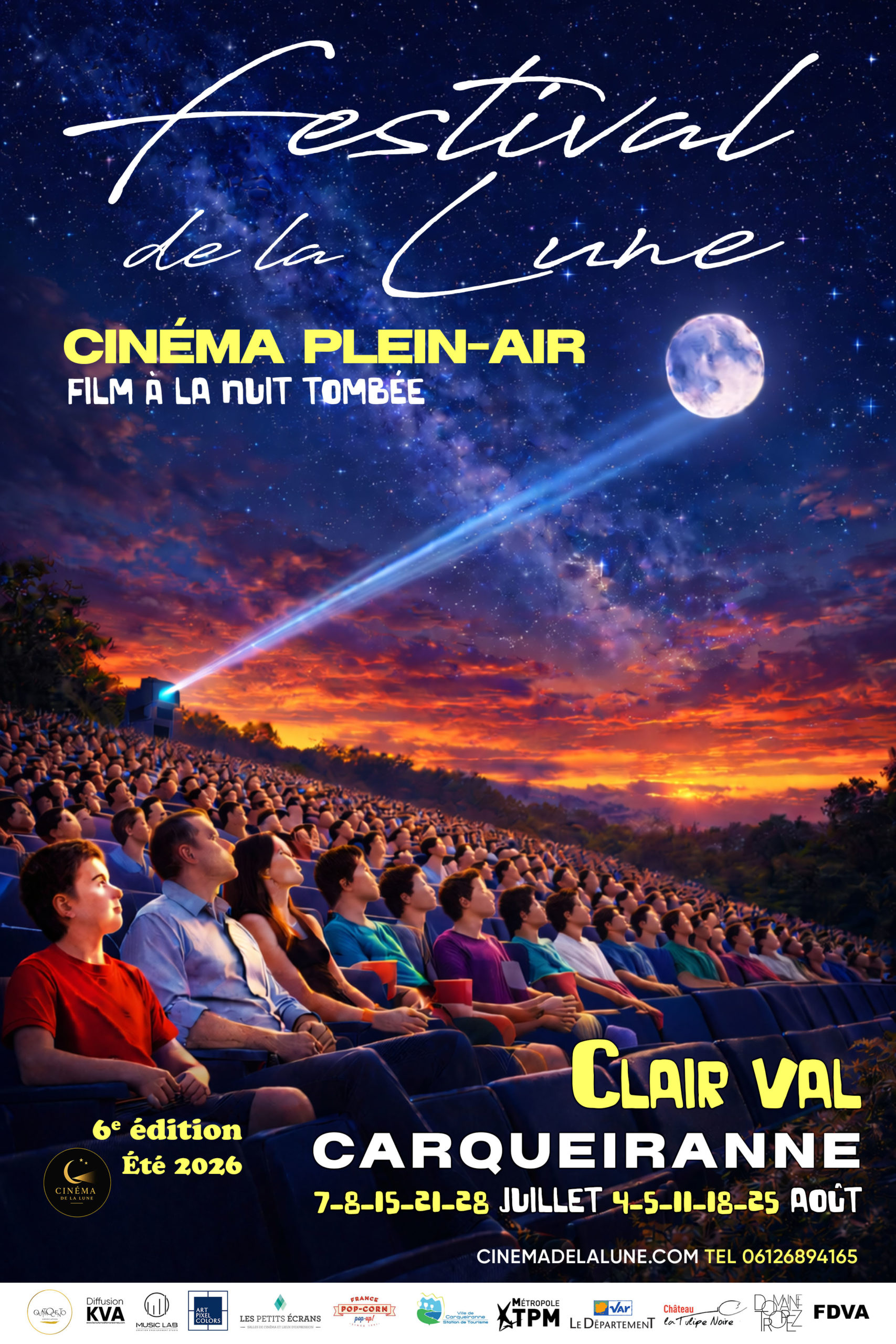 AFFICHE 6e FESTIVAL DE LA LUNE 2026 A4 OFFICIEL CARQUEIRANNE 200 pixels